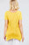 Short Sleeve Scoop Neck W/button Shirring Detail Rayon Spandex Top
