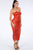 Ruched Tube Midi Dress