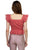 Embroidered Ruffle Cropped Top