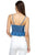 Denim Button Down Ruffle Crop Top