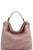 Stylish Modern Mesh Front Hobo Bag With Long Strap