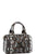 Trendy Setter Cute Python Pattern Boston Bag With Long Strap