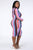 Multi Stripe Zip Up Dress