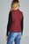 Quilted Padding Vest With Suede Piping Details