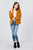 Hoodie Side Pocket Faux Fur Zip-up Jacket