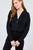 Long Sleeve Zip Up Hoodie Inner Fleece Toggle Elastic Hem Crop Top