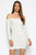 Off The Shoulder Knit Sweater Dres