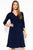 Midi 3/4 Sleeve Dress