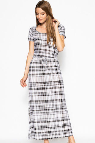 Short Sleeved Maxi Dress