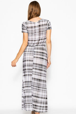 Short Sleeved Maxi Dress