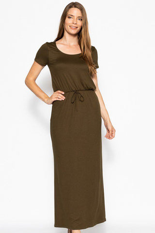 Short Sleeved Maxi Dress