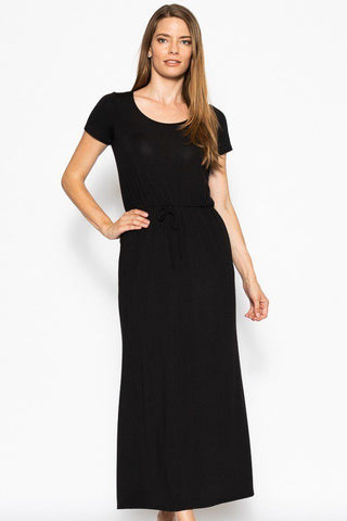 Short Sleeved Maxi Dress