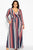 Flattering Autumn Maxi Wrap Dress