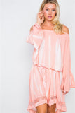 Bell Sleeves Tie Dye Boho Mini Dress