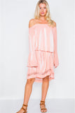 Bell Sleeves Tie Dye Boho Mini Dress