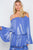 Bell Sleeves Tie Dye Boho Mini Dress