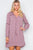 Ruby Violette Floral Embroidery Boho Dress