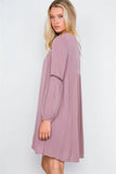 Ruby Violette Floral Embroidery Boho Dress