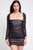 Mesh Ruched Bodycon Tube Dress