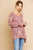 Multi Color Long Sleeve V-neck Soft Knit Pullover
