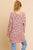 Multi Color Long Sleeve V-neck Soft Knit Pullover