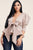Solid Super Techno Peplum Top With Tie Front