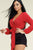 Solid Kibosh Tie Wrap Around Top