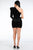 One Shoulder Velvet Dress