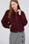 Long Sleeve Pouch Pocket W/collar Faux Fur Jacket