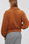 Long Sleeve Pouch Pocket W/collar Faux Fur Jacket