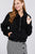 Long Sleeve Pouch Pocket W/collar Faux Fur Jacket