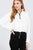 Long Dolman Sleeve Mock Neck W/zipper Detail Kangaroo Pocket Bottom W/stopper