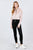 Long Dolman Sleeve Mock Neck W/zipper Detail Kangaroo Pocket Bottom W/stopper