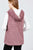 Open Front W/hoodie Faux Fur Reversible Vest