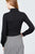 Long Sleeve Turtle Neck Rib Knit Top