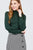Long Sleeve Turtle Neck Rib Knit Top