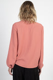 Asymmetrical Button Front Top