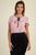 Pussycat Bow Ruffle Trim Top
