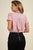 Pussycat Bow Ruffle Trim Top