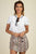 Pussycat Bow Ruffle Trim Top