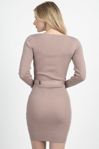 Foiled Ruched Tube Midi Dress