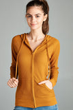 Long Sleeve Thermal Hoodie Jacket