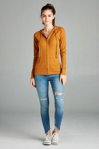 Long Sleeve Thermal Hoodie Jacket