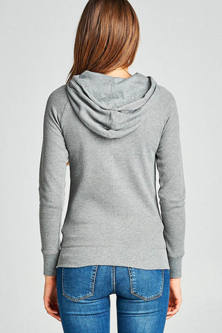 Long Sleeve Thermal Hoodie Jacket