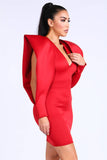Super Shoulder Super Techno Dress
