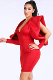 Super Shoulder Super Techno Dress