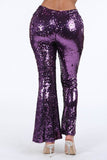 Sequined Flare Pants