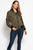 Classic Olive Green Bomber Jacket