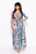 Elegant Maxi Dress With A Waist Tie