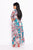 Elegant Maxi Dress With A Waist Tie